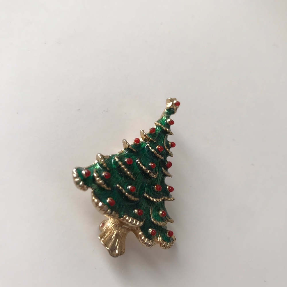 3/$25 Christmas Tree w/ Lights Brooch Pin NEW